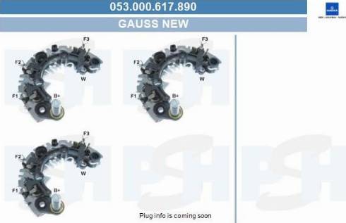 PSH 053.000.617.890 - Изправител, генератор vvparts.bg