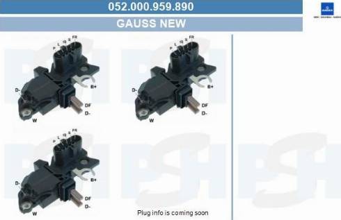 PSH 052.000.959.890 - Регулатор на генератор vvparts.bg