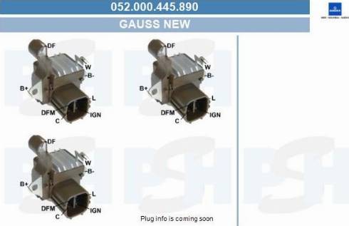 PSH 052.000.445.890 - Регулатор на генератор vvparts.bg