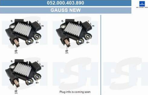 PSH 052.000.403.890 - Регулатор на генератор vvparts.bg