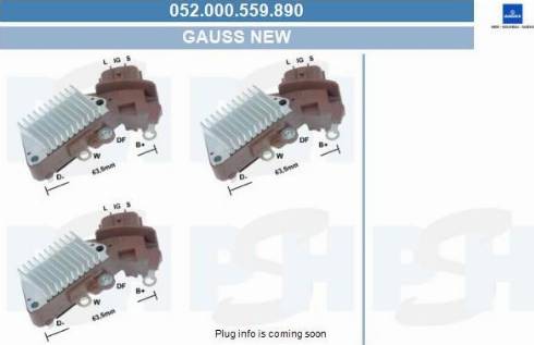 PSH 052.000.559.890 - Регулатор на генератор vvparts.bg