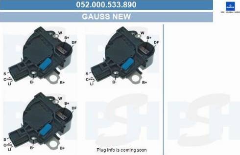 PSH 052.000.533.890 - Регулатор на генератор vvparts.bg