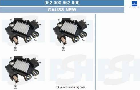 PSH 052.000.662.890 - Регулатор на генератор vvparts.bg