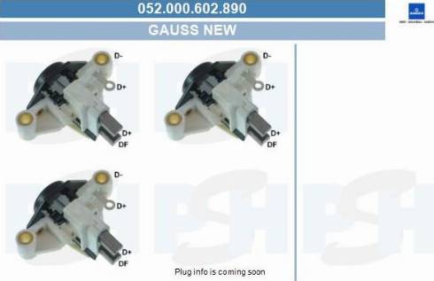 PSH 052.000.602.890 - Регулатор на генератор vvparts.bg