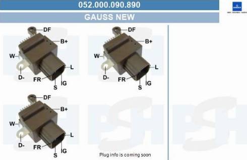 PSH 052.000.090.890 - Регулатор на генератор vvparts.bg