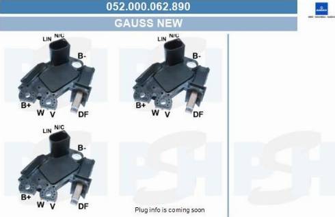 PSH 052.000.062.890 - Регулатор на генератор vvparts.bg