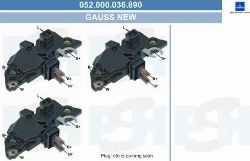 PSH 052.000.036.890 - Регулатор на генератор vvparts.bg