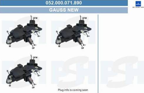 PSH 052.000.071.890 - Регулатор на генератор vvparts.bg