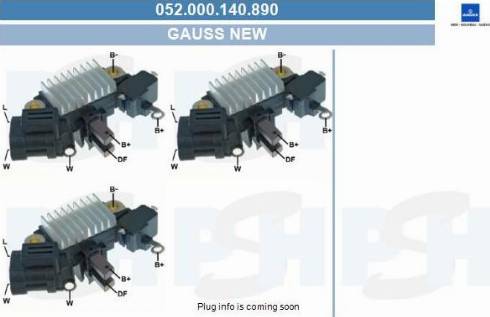 PSH 052.000.140.890 - Регулатор на генератор vvparts.bg