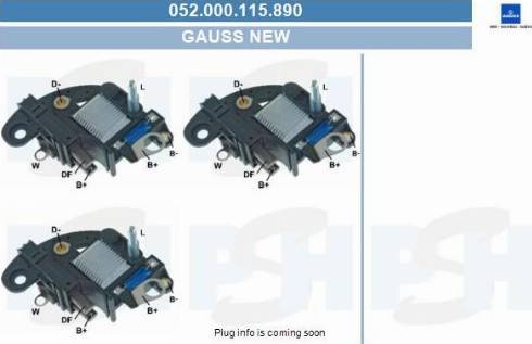 PSH 052.000.115.890 - Регулатор на генератор vvparts.bg