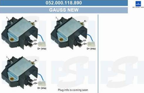 PSH 052.000.118.890 - Регулатор на генератор vvparts.bg