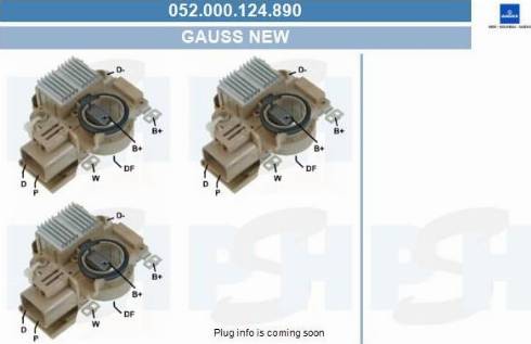 PSH 052.000.124.890 - Регулатор на генератор vvparts.bg