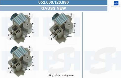 PSH 052.000.120.890 - Регулатор на генератор vvparts.bg