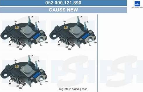 PSH 052.000.121.890 - Регулатор на генератор vvparts.bg