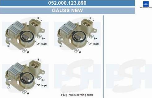 PSH 052.000.123.890 - Регулатор на генератор vvparts.bg