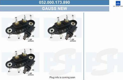 PSH 052.000.173.890 - Регулатор на генератор vvparts.bg