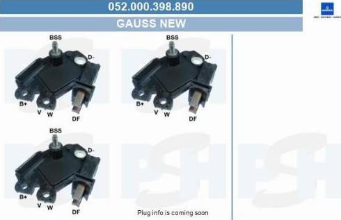 PSH 052.000.398.890 - Регулатор на генератор vvparts.bg