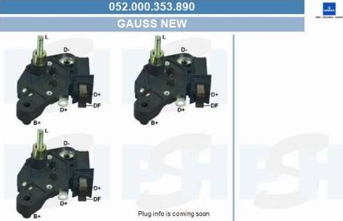 PSH 052.000.353.890 - Регулатор на генератор vvparts.bg