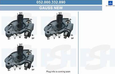 PSH 052.000.332.890 - Регулатор на генератор vvparts.bg