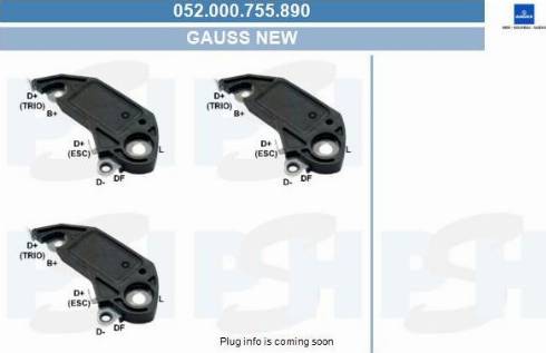 PSH 052.000.755.890 - Регулатор на генератор vvparts.bg