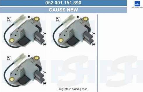 PSH 052.001.151.890 - Регулатор на генератор vvparts.bg