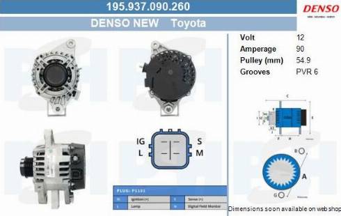 PSH 195.937.090.260 - Генератор vvparts.bg