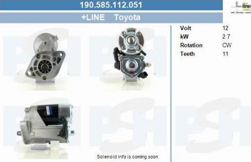 PSH 190.585.112.051 - Стартер vvparts.bg