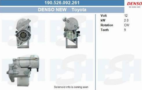 PSH 190.526.092.261 - Стартер vvparts.bg