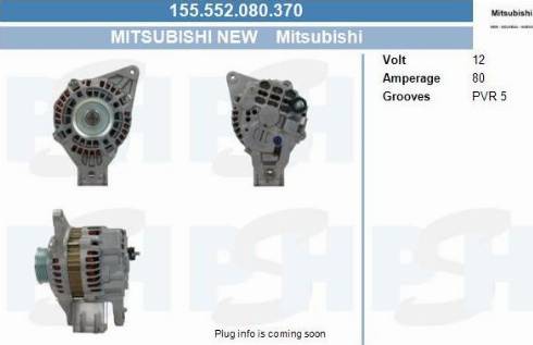 PSH 155.552.080.370 - Генератор vvparts.bg