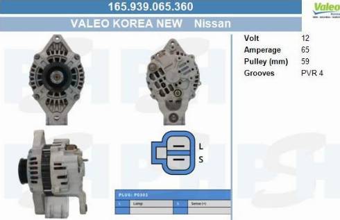 PSH 165.939.065.360 - Генератор vvparts.bg