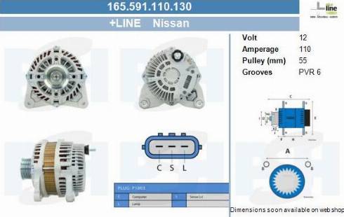 PSH 165.591.110.130 - Генератор vvparts.bg