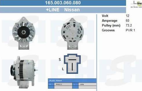 PSH 165.003.060.080 - Генератор vvparts.bg