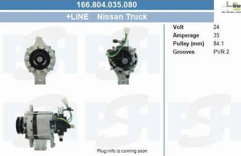 PSH 166.804.035.080 - Генератор vvparts.bg