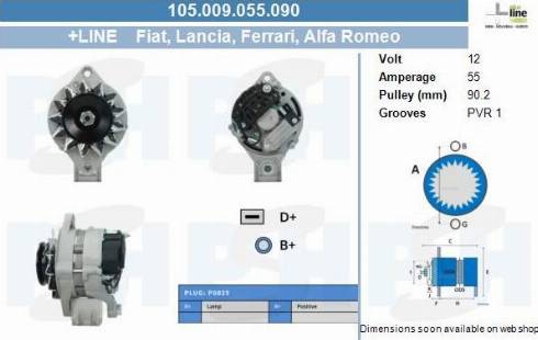 PSH 105.009.055.090 - Генератор vvparts.bg