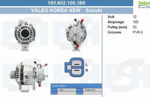 PSH 185.602.100.360 - Генератор vvparts.bg