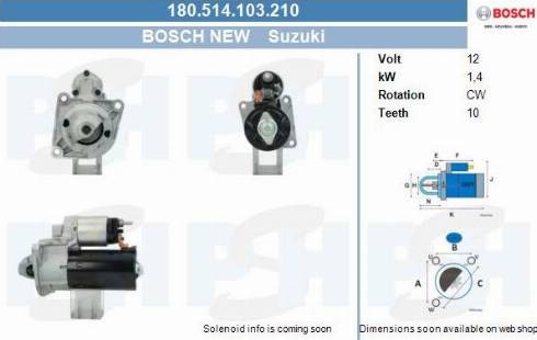 PSH 180.514.103.210 - Стартер vvparts.bg