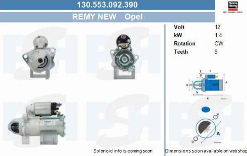 PSH 130.553.092.390 - Стартер vvparts.bg