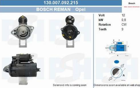 PSH 130.007.092.215 - Стартер vvparts.bg