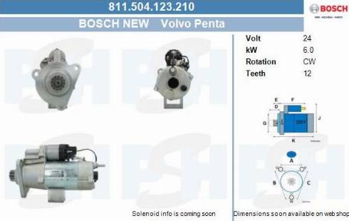 PSH 811.504.123.210 - Стартер vvparts.bg