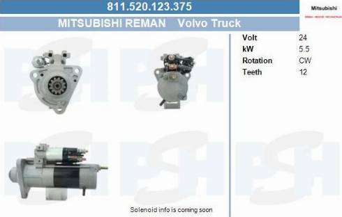 PSH 811.520.123.375 - Стартер vvparts.bg