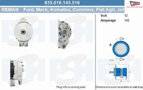 PSH 835.016.145.516 - Генератор vvparts.bg