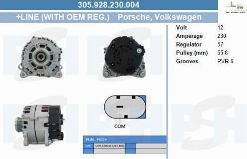 PSH 305.928.230.004 - Генератор vvparts.bg