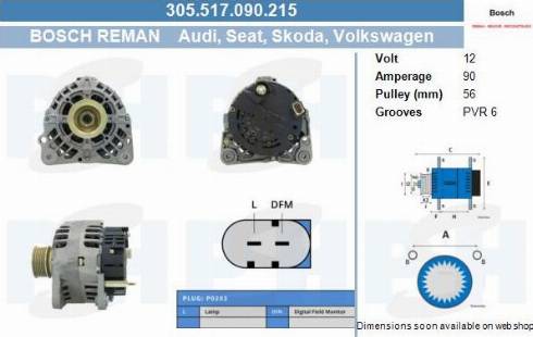 PSH 305.517.090.215 - Генератор vvparts.bg