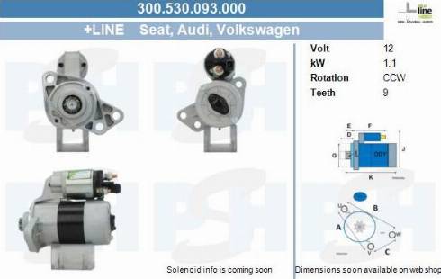 PSH 300.530.093.000 - Стартер vvparts.bg