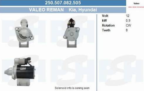PSH 250.507.082.505 - Стартер vvparts.bg