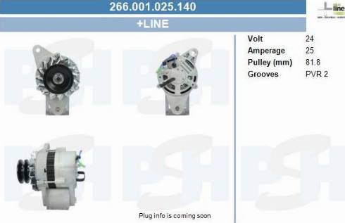 PSH 266.001.025.140 - Генератор vvparts.bg