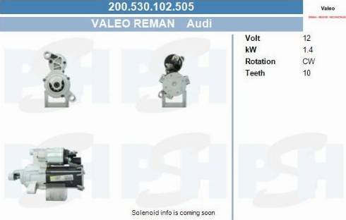 PSH 200.530.102.505 - Стартер vvparts.bg