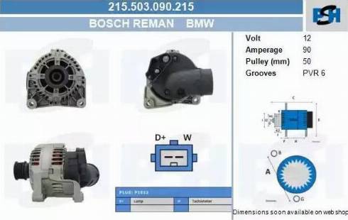 PSH 215.503.090.215 - Генератор vvparts.bg