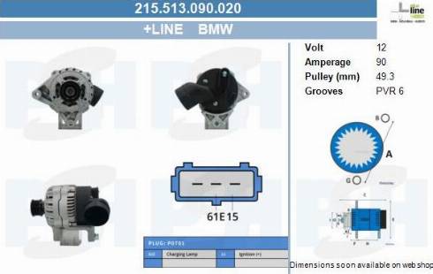 PSH 215.513.090.020 - Генератор vvparts.bg