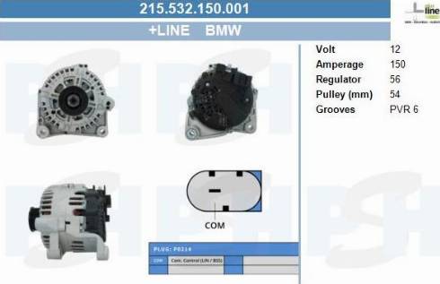 PSH 215.532.150.001 - Генератор vvparts.bg